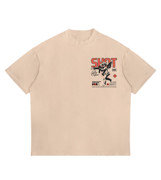 Shot by Cupid boxy graphic Tee